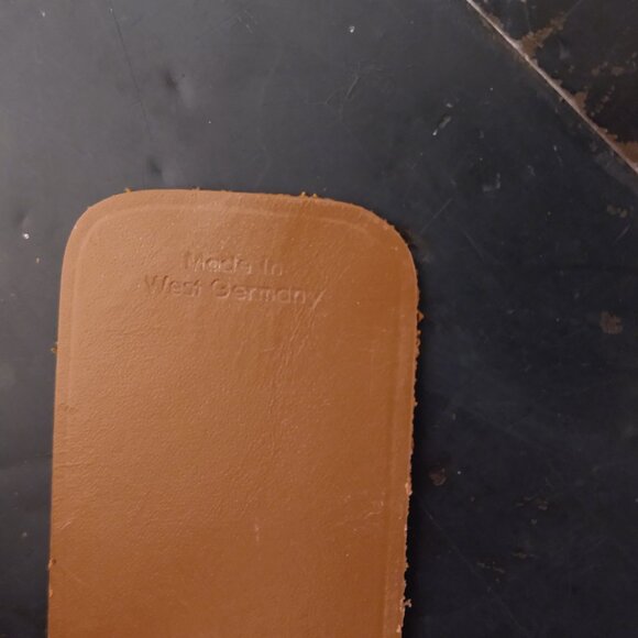 Leather Mountie RCMP book mark made in West Germany - Picture 8 of 13